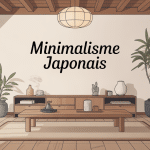 visuel minimaliste japonais intérieur zen