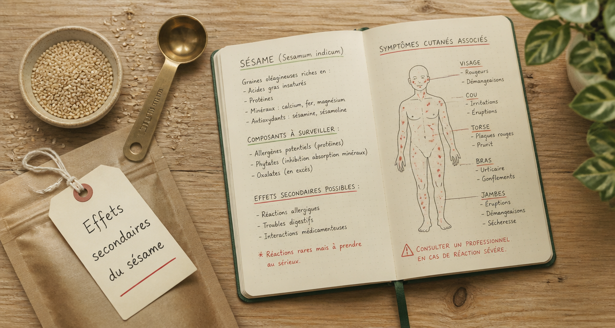 graines de sesame effets secondaires sur la santé