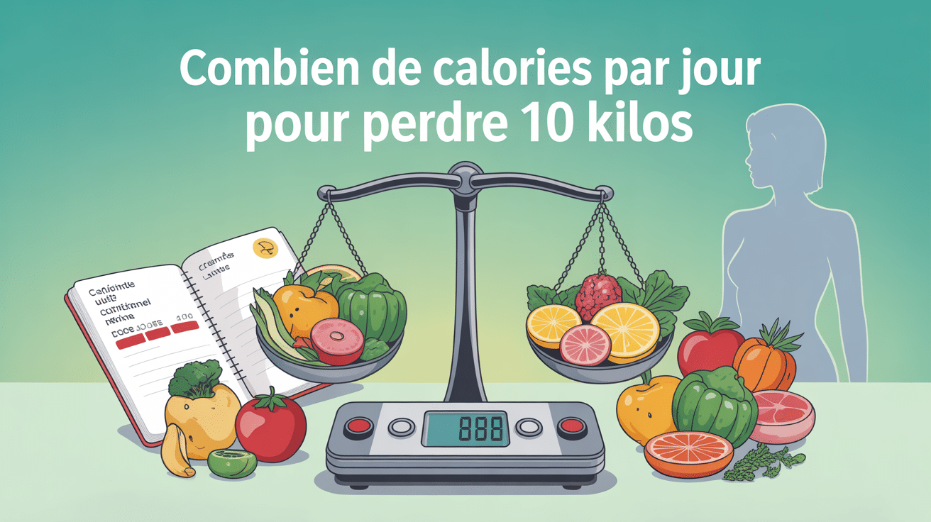 Balance et plan nutritionnel pour perdre 10 kilos