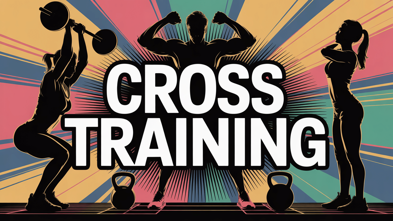 silhouettes cross training exercices variés squats pompes kettlebell