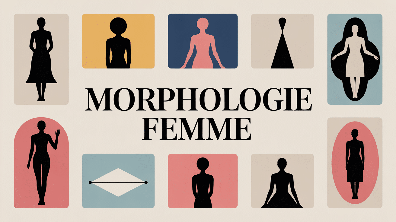 Silhouettes féminines morphologie femme stylisées
