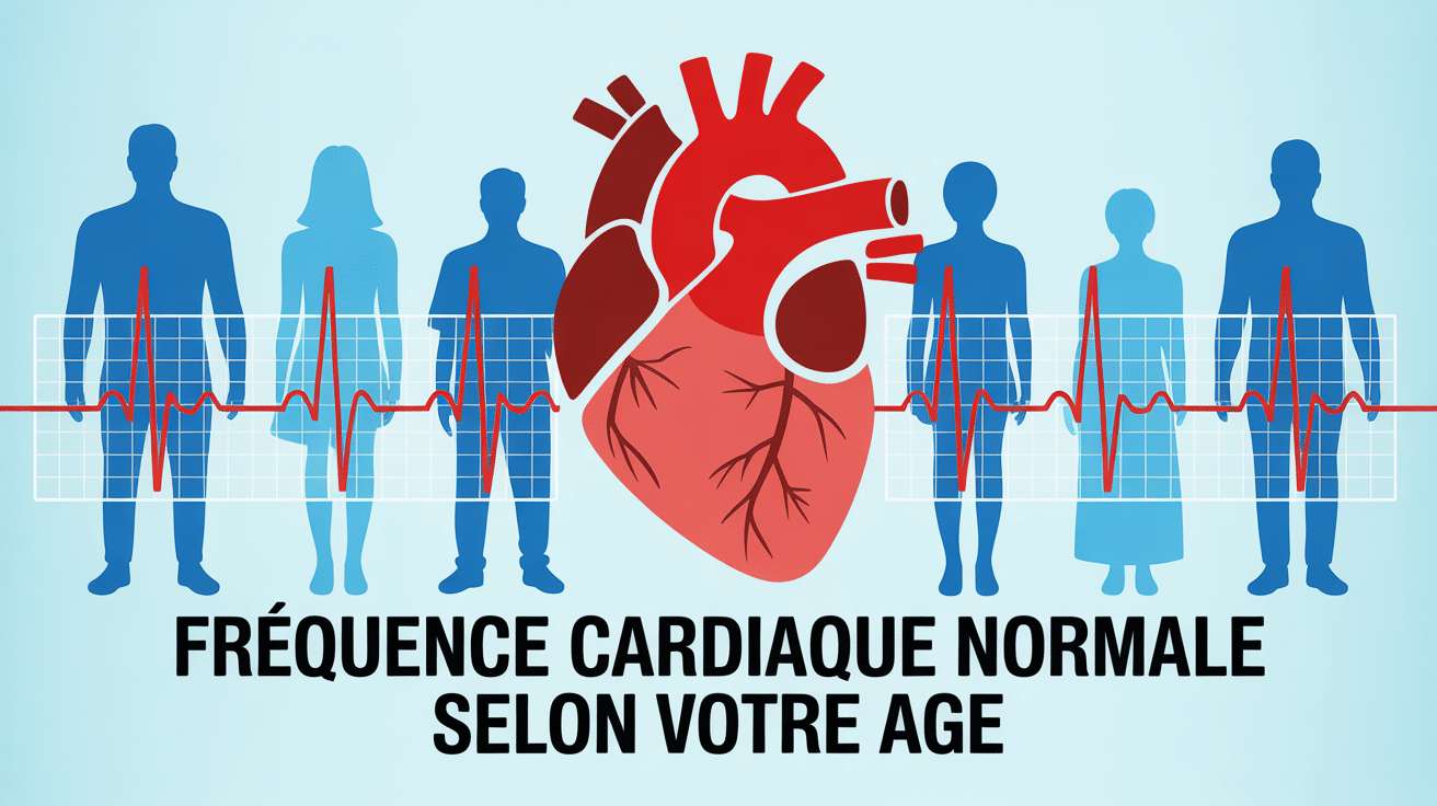 Fréquence cardiaque selon l'âge