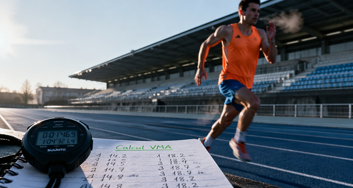calcul vma coureur piste chronomètre