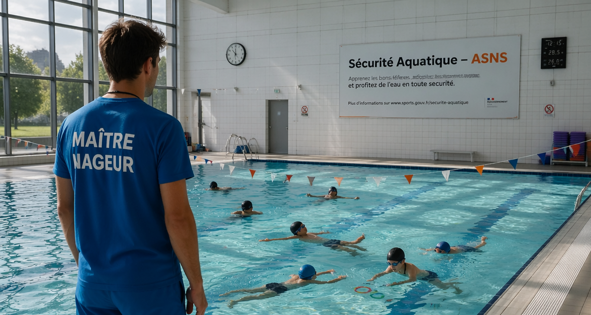 enseignement de la natation enfants piscine