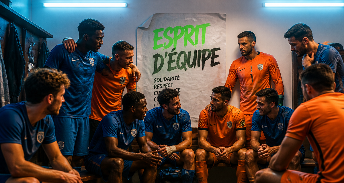 citation football esprit d'équipe joueurs vestiaire