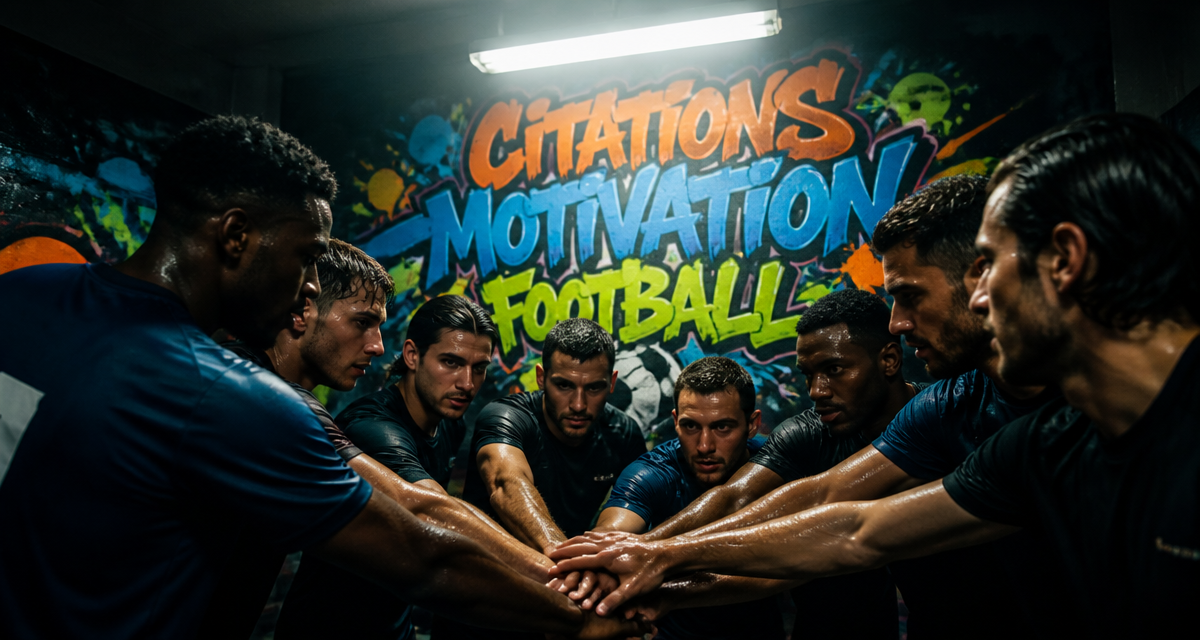 citation football motivation équipe vestiaire