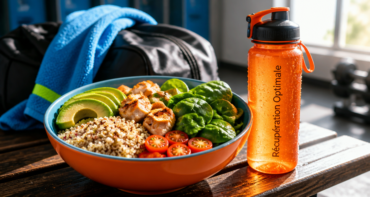 que manger apres le sport bol quinoa poulet avocat