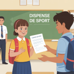 motif valable pour dispense de sport, élève reçoit autorisation