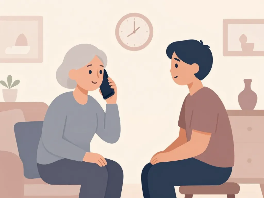 philia admr scène conversation soutien domicile