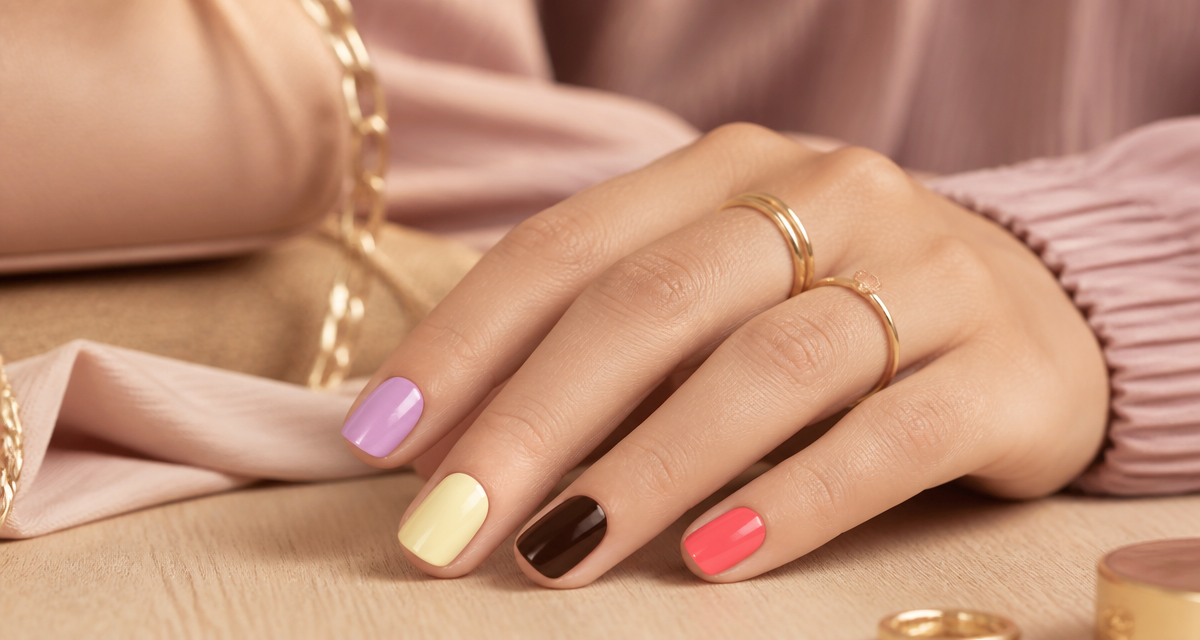 Tendance vernis à ongles main élégante