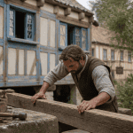 maison à colombage artisan charpentier façade bois