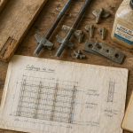 coffrage mur établi outils plan chantier
