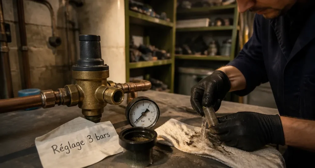 Duree de vie d'un reducteur de pression d'eau : réducteur en chaufferie, protection surpression 10 ans