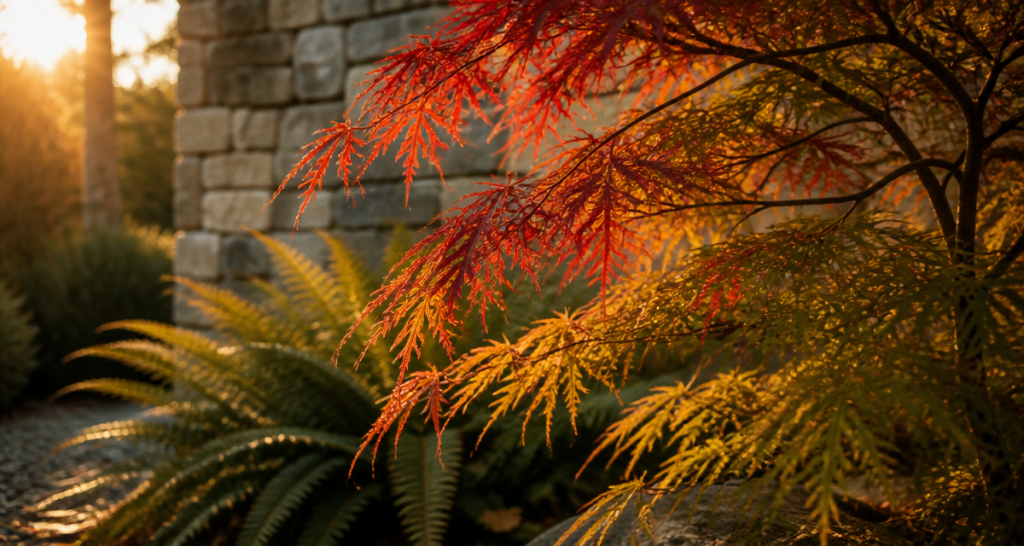 erable feuillage coloré automne