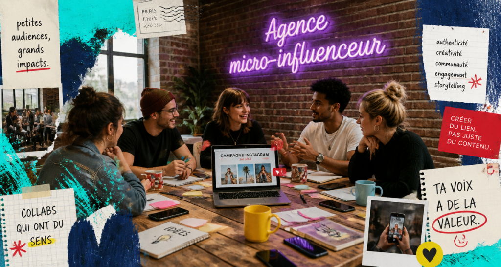 agence micro influenceur open space campagne Instagram