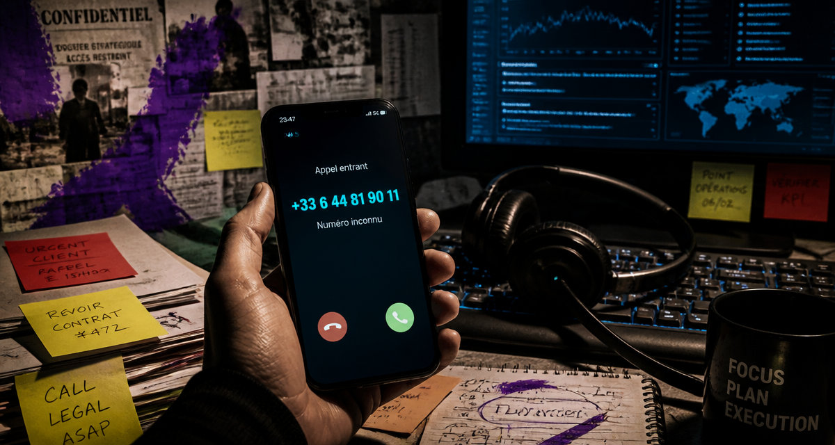 démarchage téléphonique ia smartphone appel inconnu