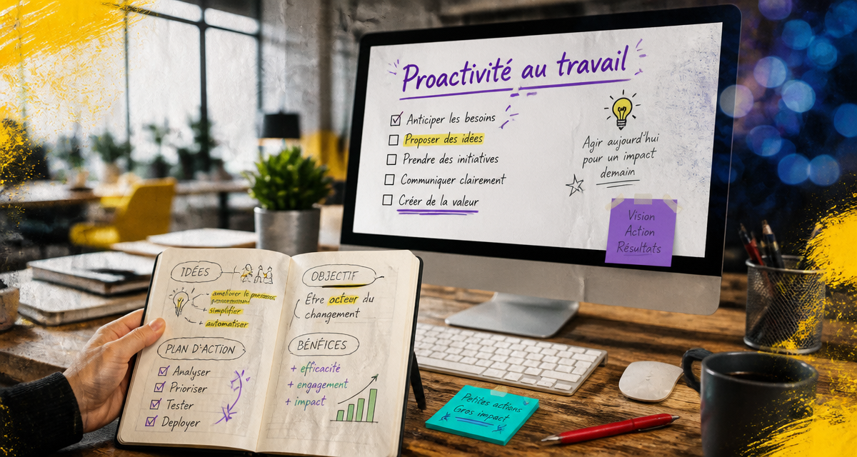 etre proactif open space notes to-do list