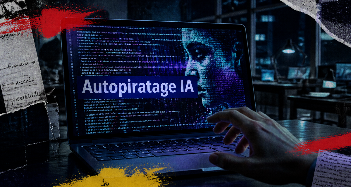 IA s'autopirate ordinateur code main humaine