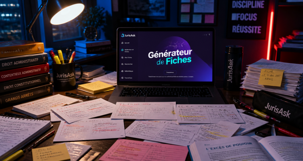 jurisask fiche d'arrêt automatisée