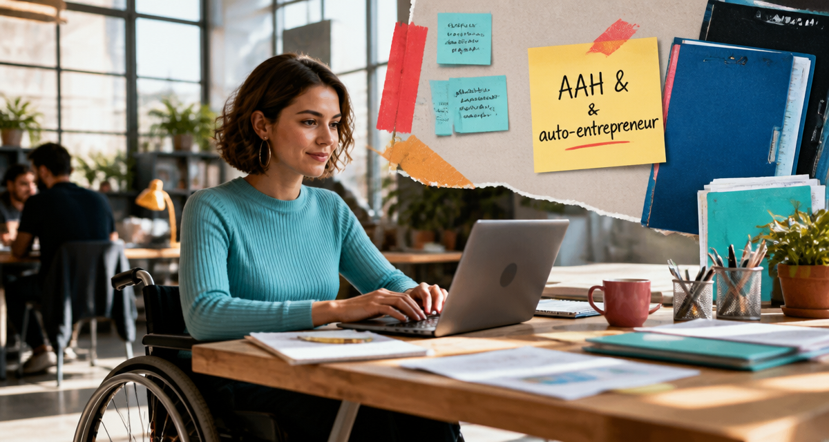 plafond aah auto entrepreneur femme fauteuil