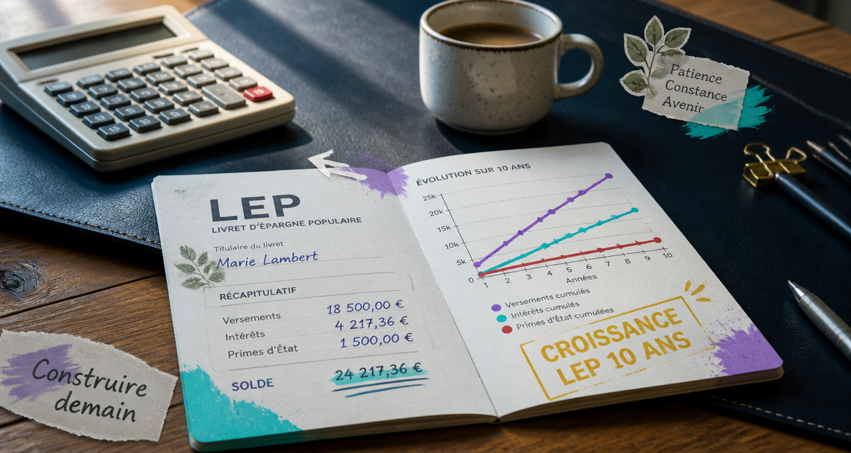 combien rapporte un lep plein sur 10 ans visuel