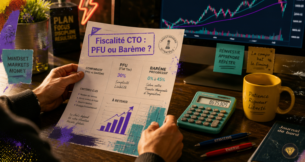 fiscalite cto choix flat tax ou bareme