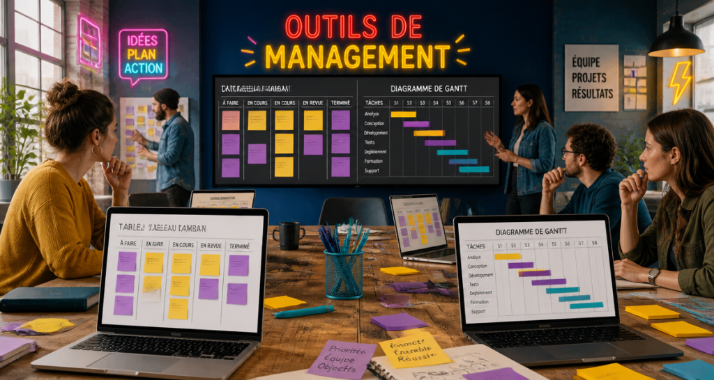Outils de management sur table et écran