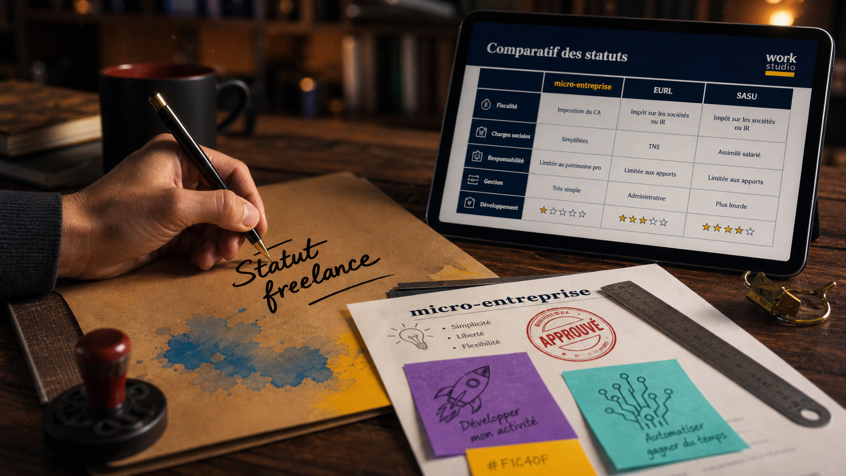 Quel statut pour un freelance : micro-entreprise, EI, EURL, SASU, portage salarial