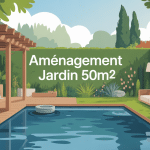aménager un petit jardin de 50m2 vue globale zones optimisées