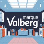 marque valberg quelle origine électroménager moderne fond bleu