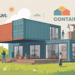 prix maisons containers grande maison container moderne dans la nature