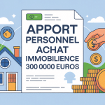 calcul quel apport pour emprunter 300 000 euros visuel central