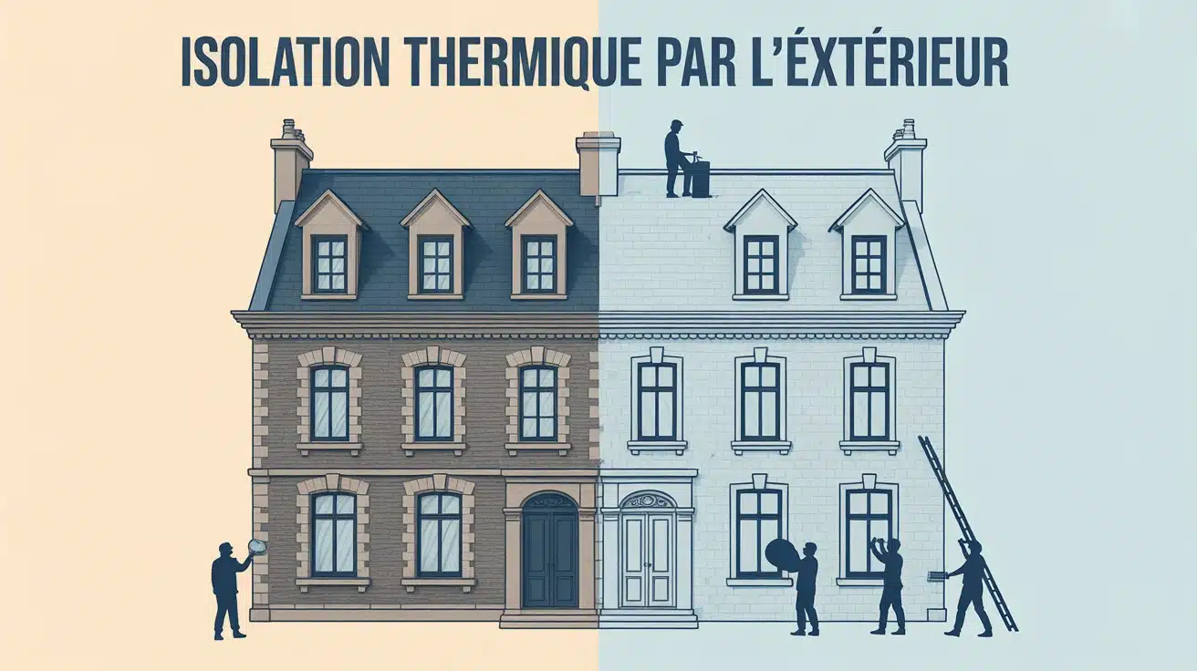 Obligation isolation extérieure immeuble ancien façade rénovée