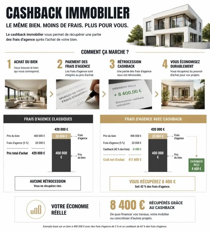 Fonctionnement du cashback immobilier avec Immocompare pour optimiser son investissement locatif