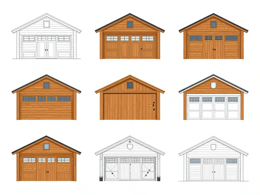 schéma plan garage en bois gratuit exemples plans
