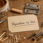 comment serrer une vis qui tourne dans le vide bois sur établi