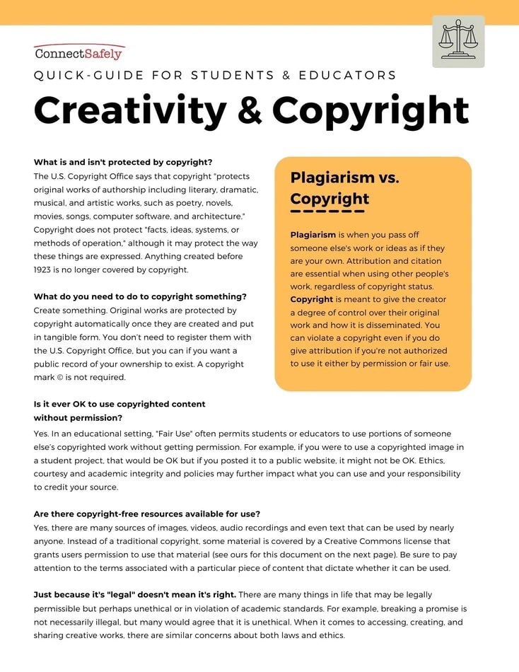Creativity and Copyright