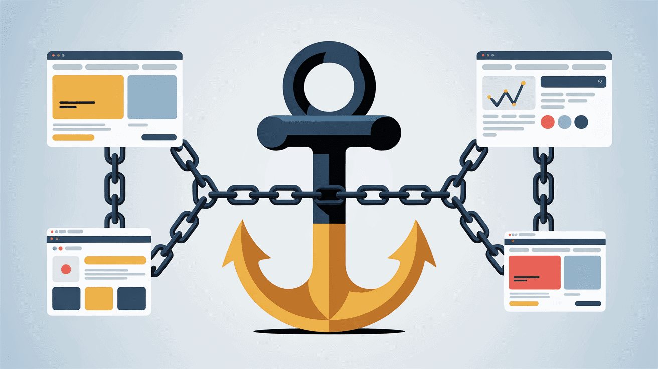 illustration SEO ancre de lien