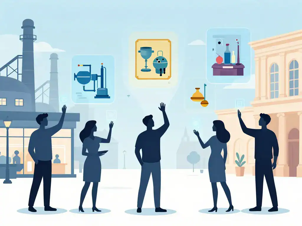 scène augmented reality france industrie culture retail