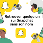 comment trouver quelqu'un sur snap sans son nom illustration stylisée