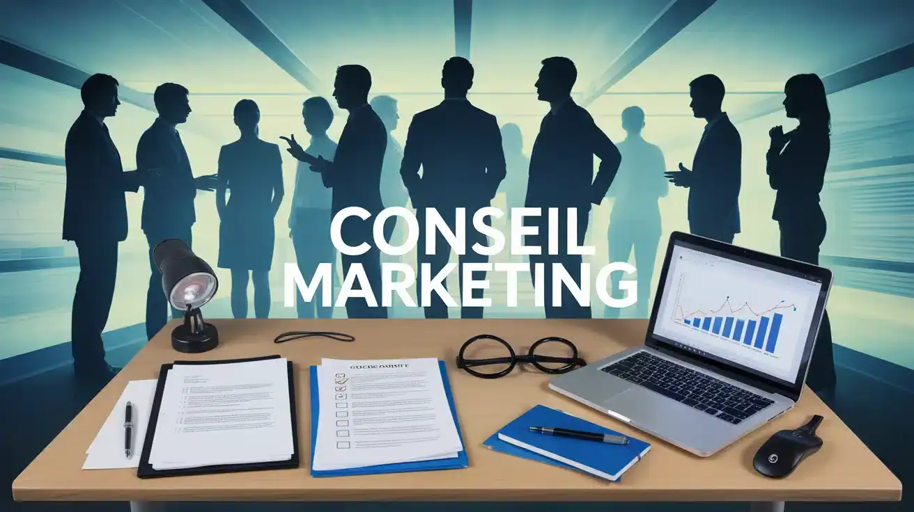 conseil marketing table de travail moderne