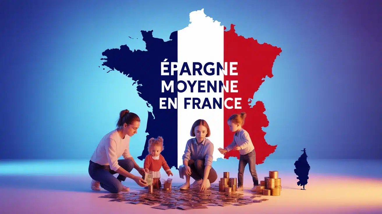 epargne moyenne en france famille carte regions