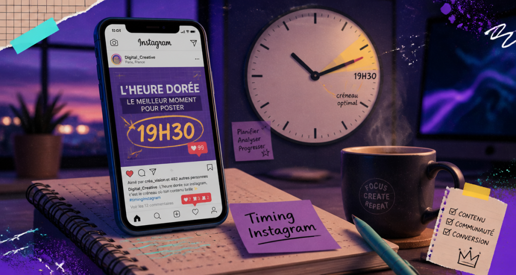 Quand poster sur Instagram : 3 créneaux d&rsquo;engagement pour booster votre visibilité