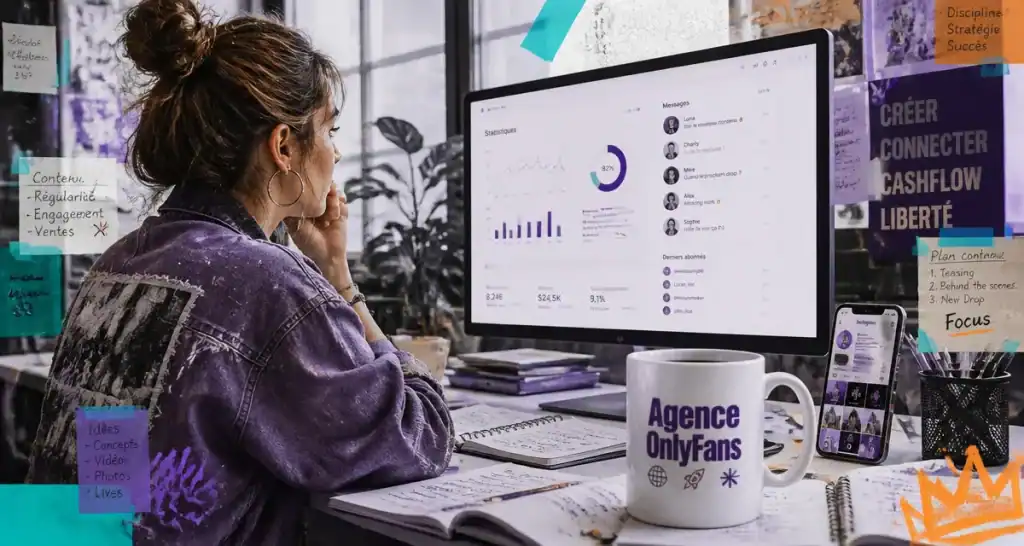 Agence OnlyFans : pourquoi 90% des créateurs stagnent et comment le management professionnel change la donne