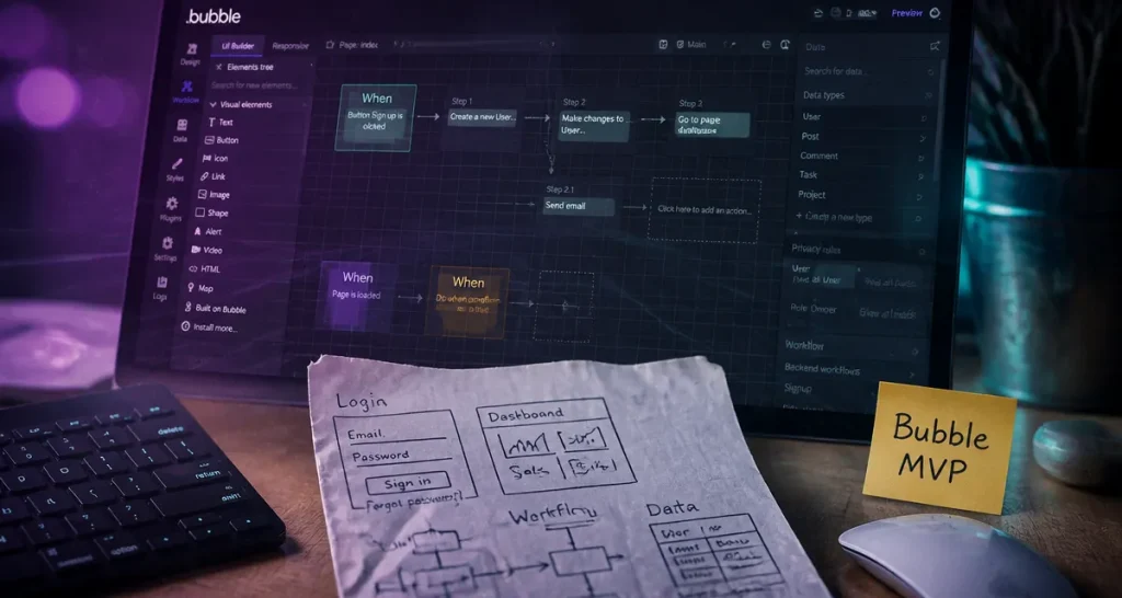 Bubble.io : le guide complet pour créer vos applications web sans coder