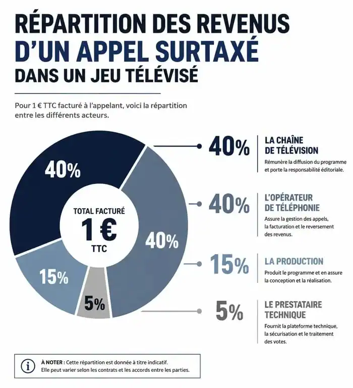 Répartition des revenus des appels surtaxés dans les jeux télévisés : combien rapportent les appels téléphoniques