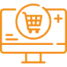 online shopping company store icon