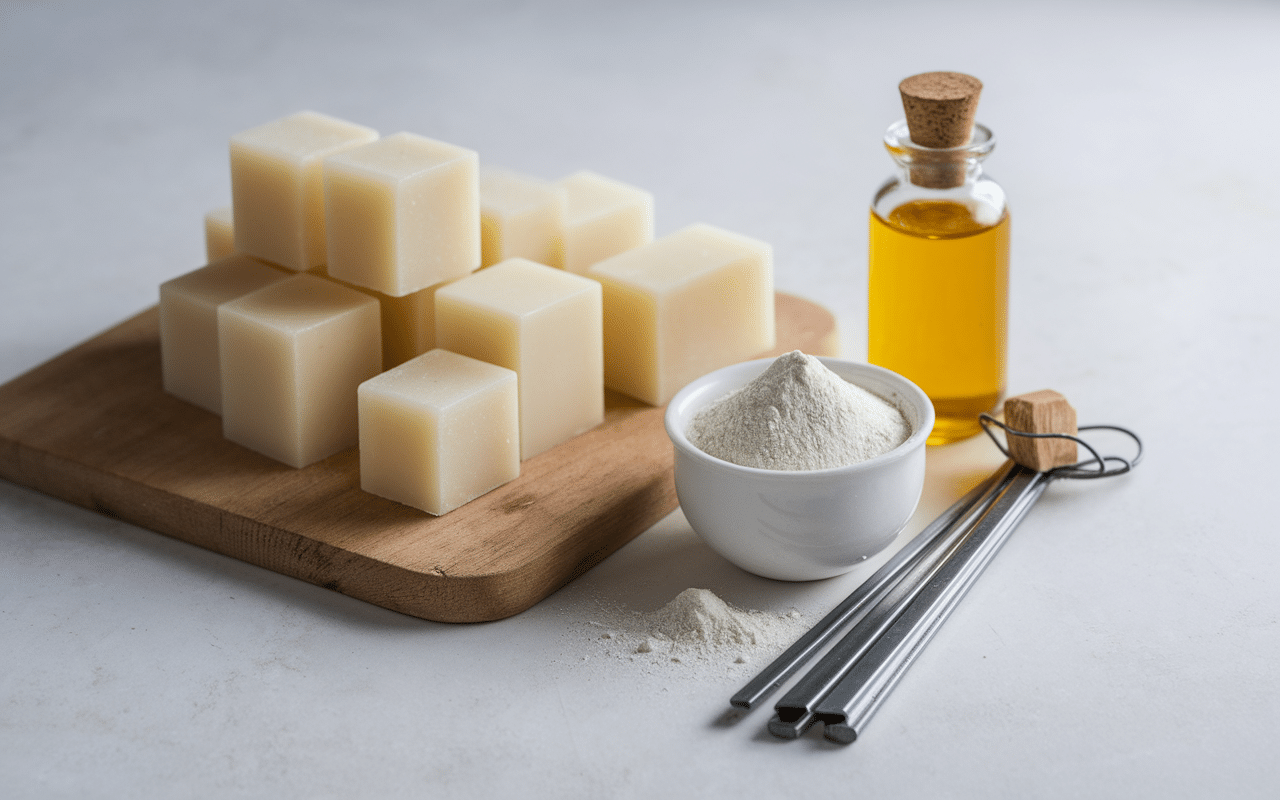 Ingrédients essentiels pour faire sa lessive maison savon bicarbonate huile