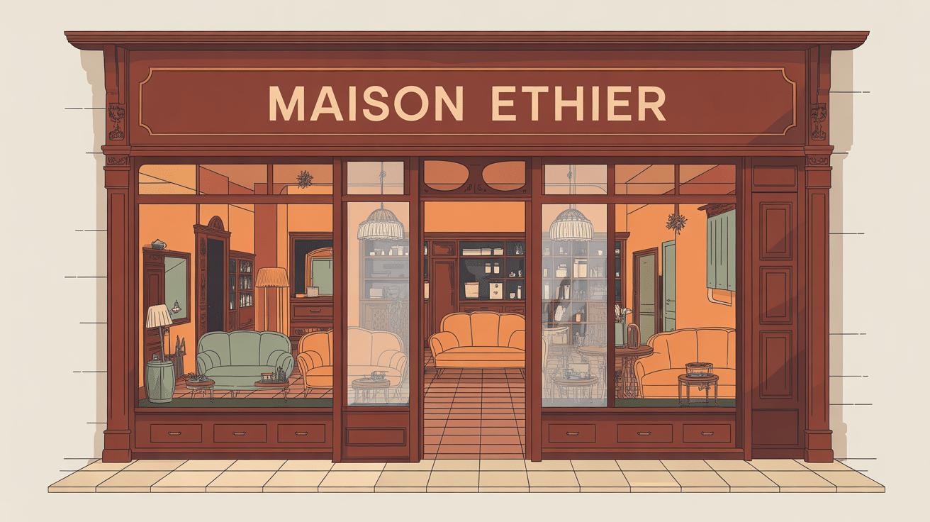 façade magasin maison ethier meubles traditionnels