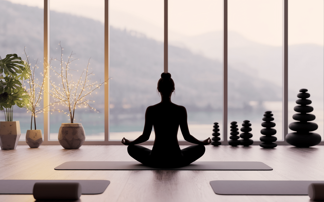 Scène de bien-être Euphebia méditation